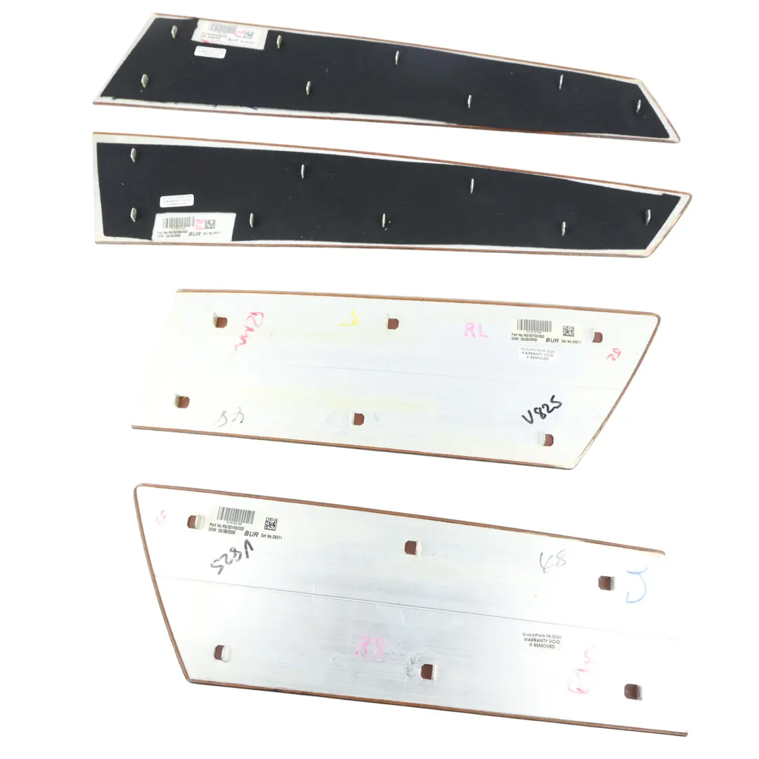 Kit Rivestimento Legno Interno Porta Grigio Scuro Quercia per Jaguar XF X250 con numero di parte C2Z9522 Jaguar XF X250 Kit Rivestimento Legno Interno Porta Grigio Scuro Quercia - SKU C2Z9522 - Numero di parte C2Z9522