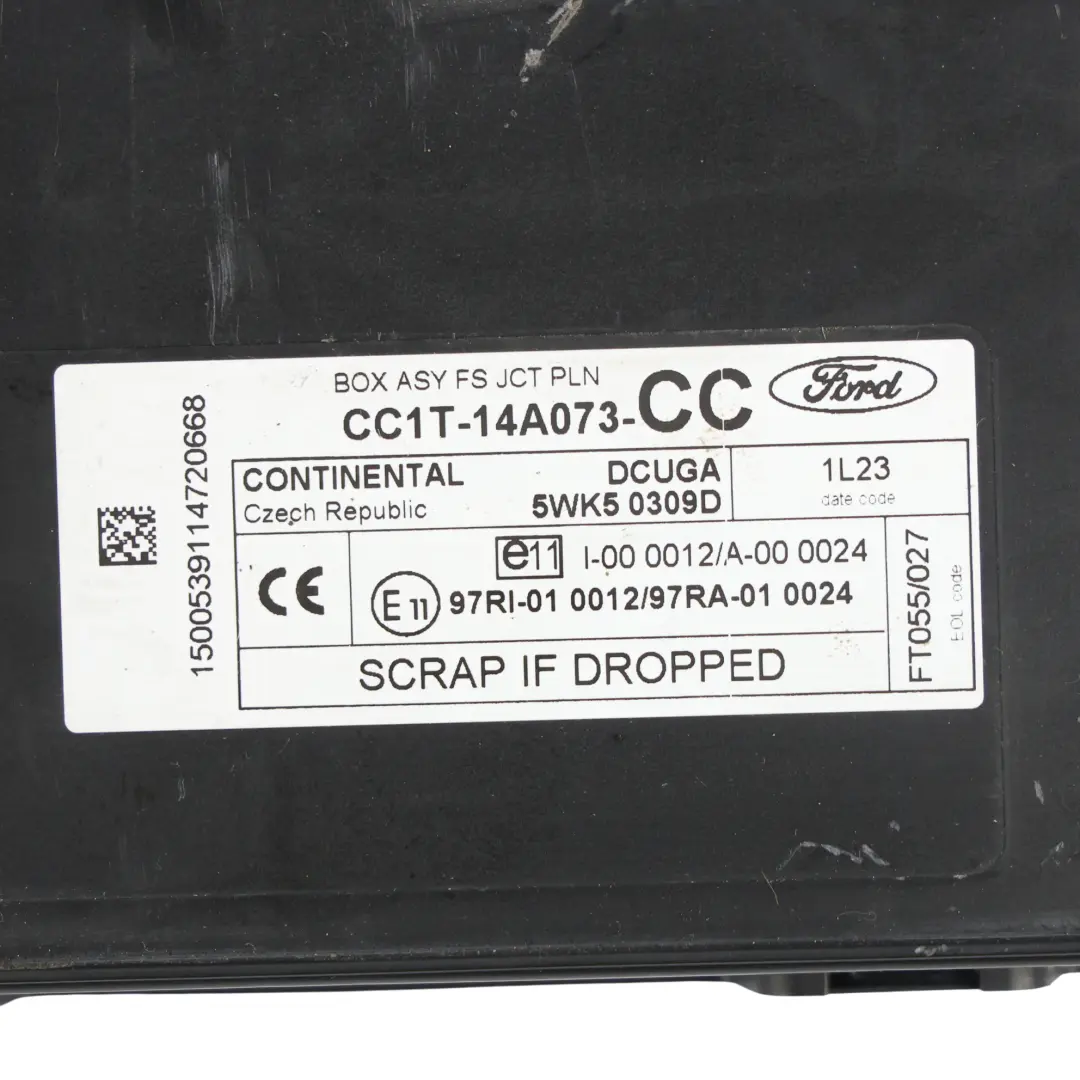 Ford Transit MK7 Skrzynka Bezpieczników Moduł BSI BCM - SKU CC1T-14A073-CC-1 - Numer Części CC1T-14A073-CC