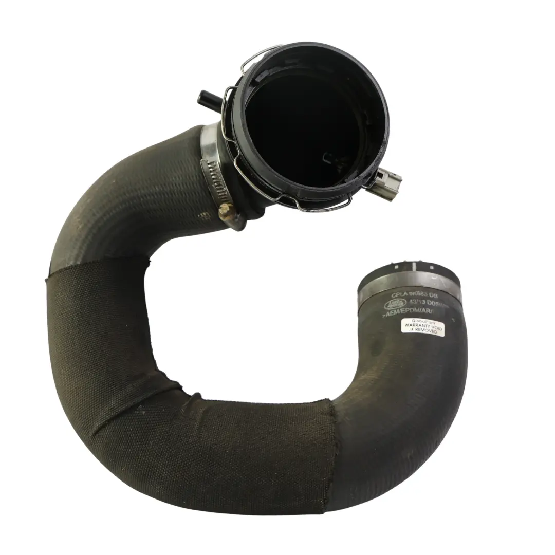 Charge Air Line Hose Pipe 4.4 Diesel to Range Rover L405 Intercooler with Part number CPLA-6K683-DB Range Rover L405 Intercooler Charge Air Line Hose Pipe 4.4 Diesel - SKU CPLA-6K683-DB-1 - Part number CPLA-6K683-DB