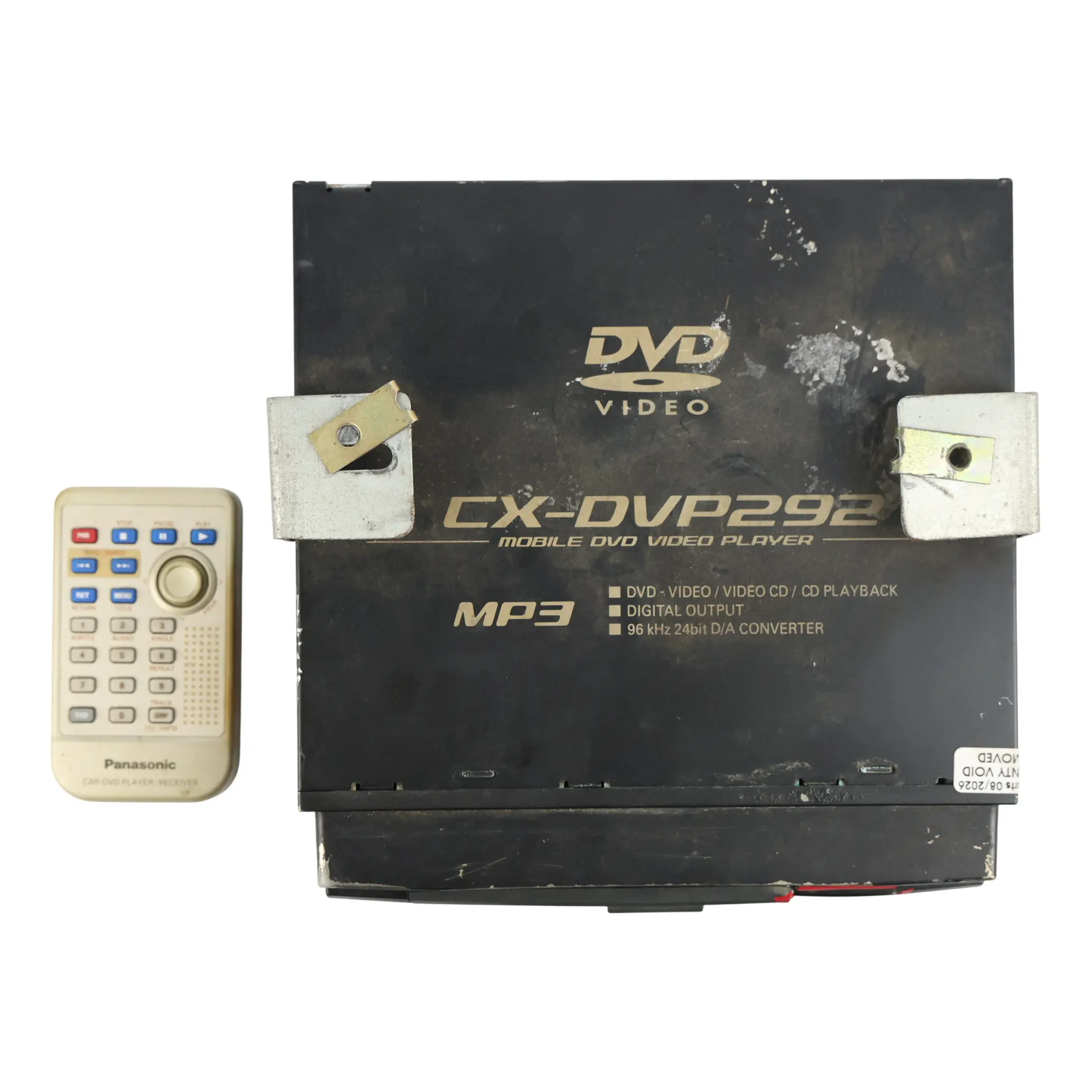 Panasonic Mobile DVD CD Video Player CX-DVP292N