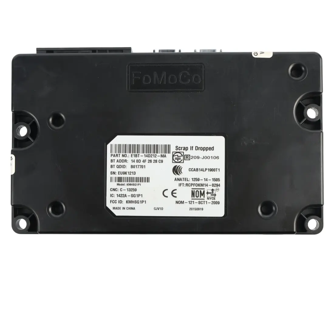 Ford Focus Mk3 Bluetooth Module Control Unit ECU - SKU E1BT-14D212-MA - Part number E1BT-14D212-MA
