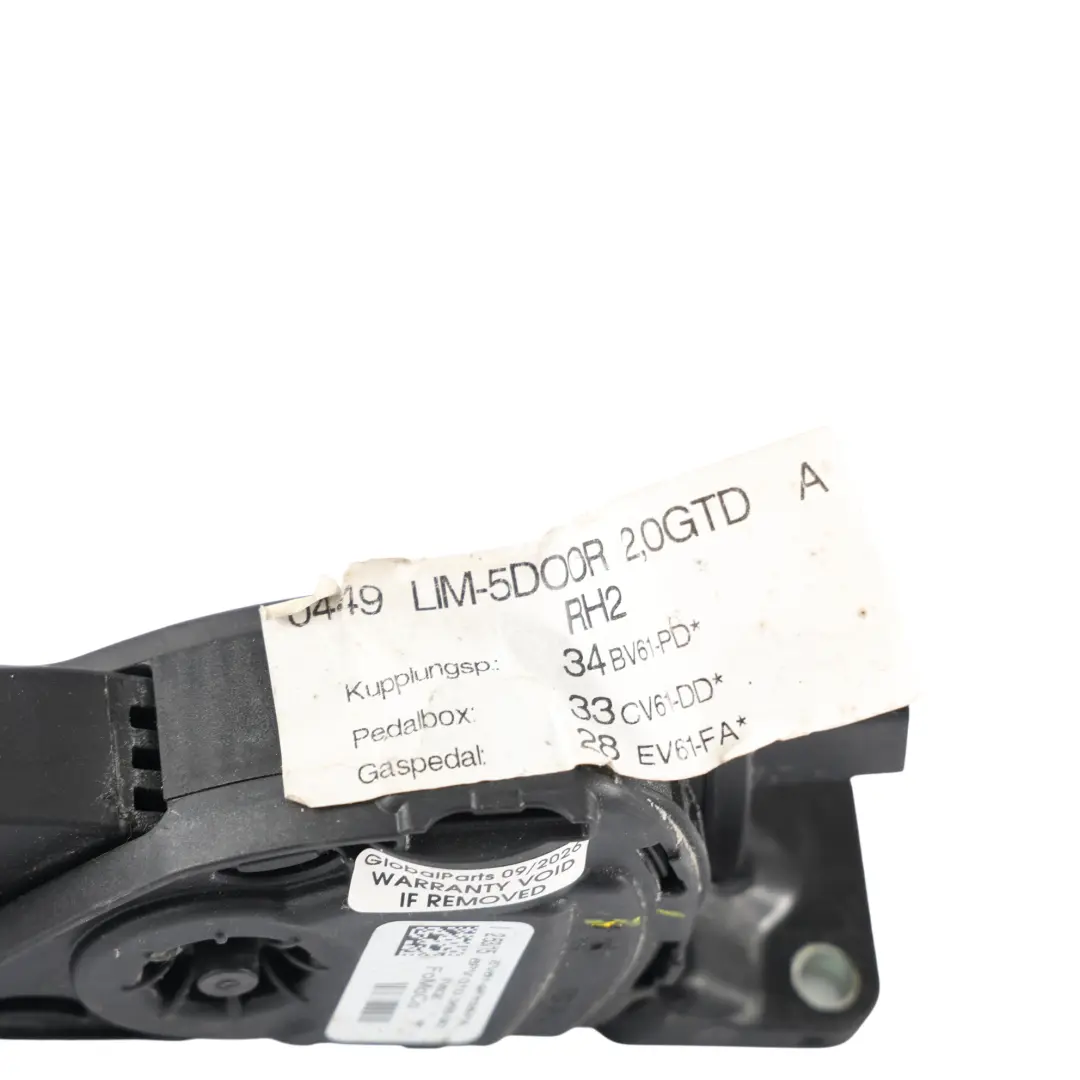 Mk3 ST Accelerator Throttle Pedal to Ford Focus with Part number EV61-9F836-FA Ford Focus Mk3 ST Accelerator Throttle Pedal - SKU RHD-EV61-9F836-FA - Part number EV61-9F836-FA