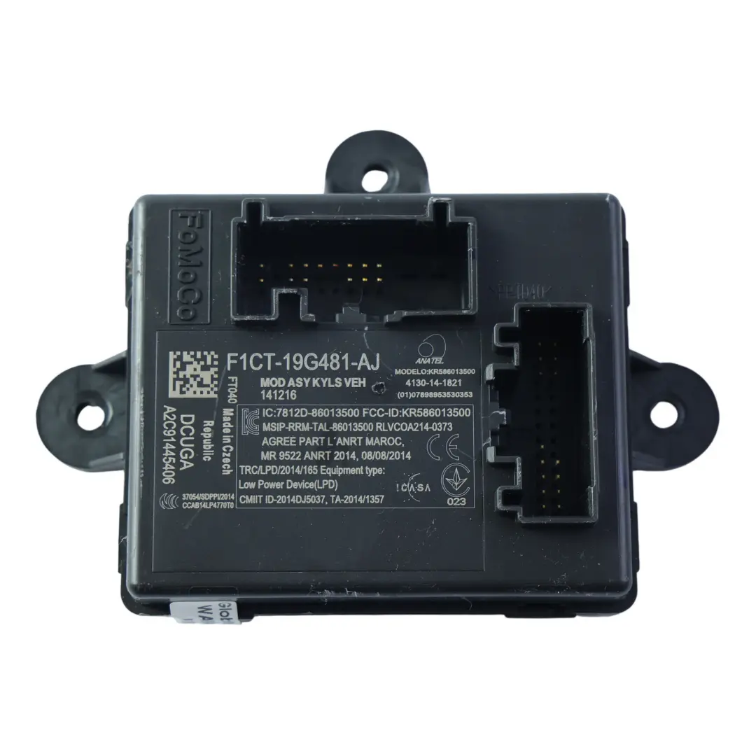 MK2 Module Commande Entrée Sans Clé ECU pour Ford Kuga à propos du numéro de pièce F1CT-19G481-AJ Ford Kuga MK2 Module Commande Entrée Sans Clé ECU - SKU F1CT-19G481-AJ - Numéro de pièce F1CT-19G481-AJ
