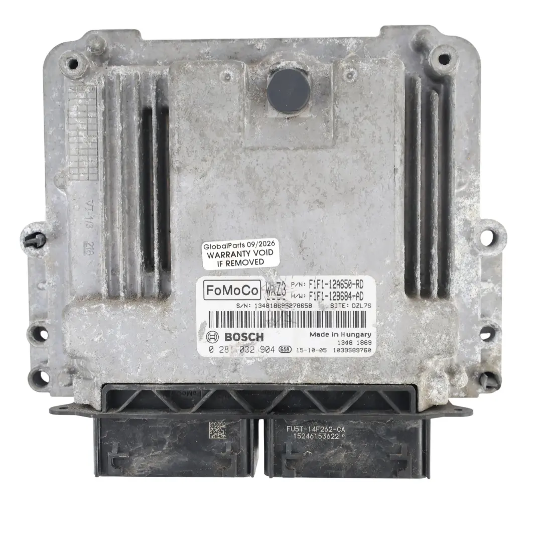 Ford Focus Mk3 Centralina Motore 120 CV 1.5 Diesel Manuale Kit - SKU F1F1-12A650-RD - Numero di parte F1F1-12A650