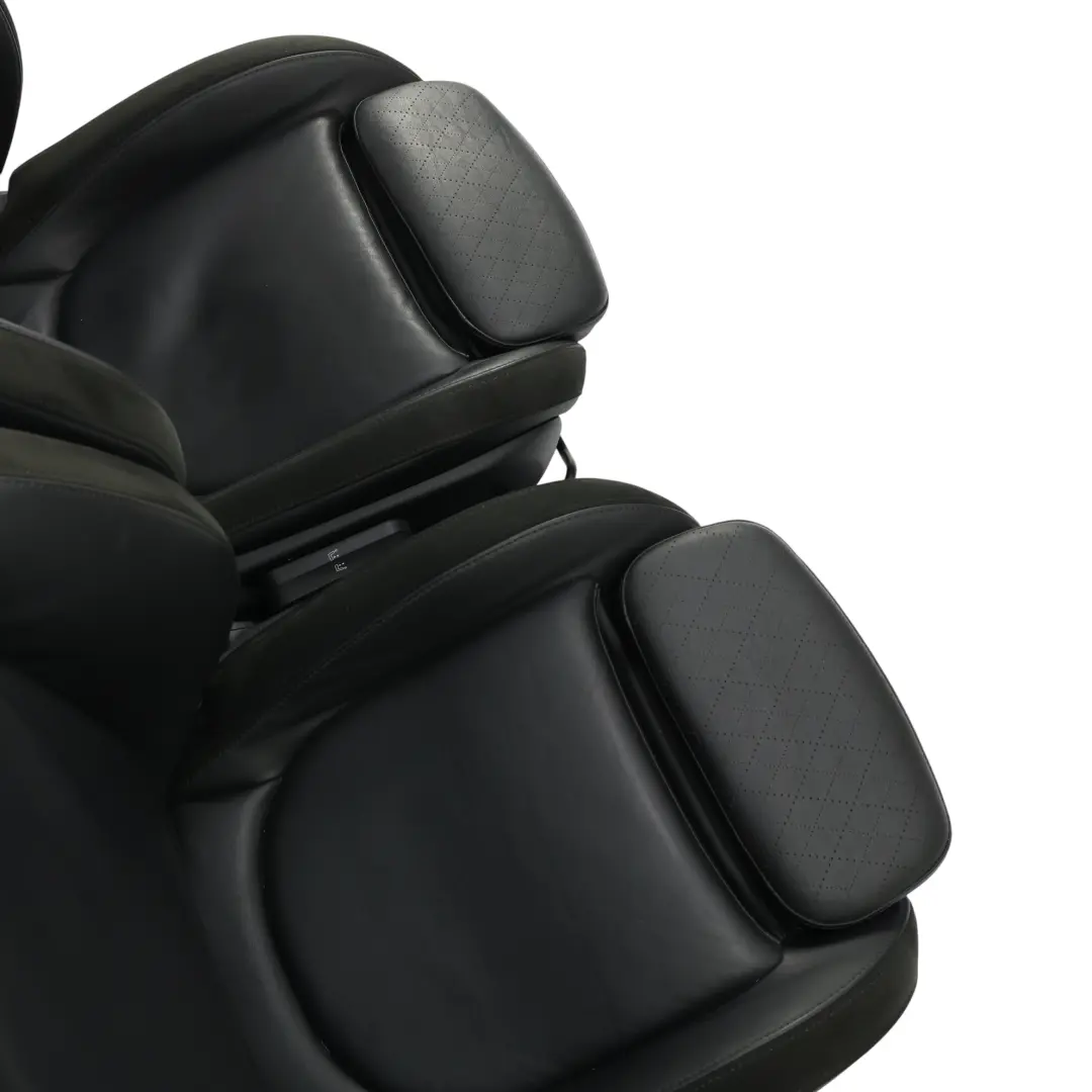 Mini F56 Asientos Deportivos Calefactables Piel Negro Carbón Delanteros Traseros - SKU F56-SPORT-CARBONBLACK-LEATHER-SEATS-1 - Número de pieza F56-SPORT-CARBONBLACK-LEATHER-SEATS