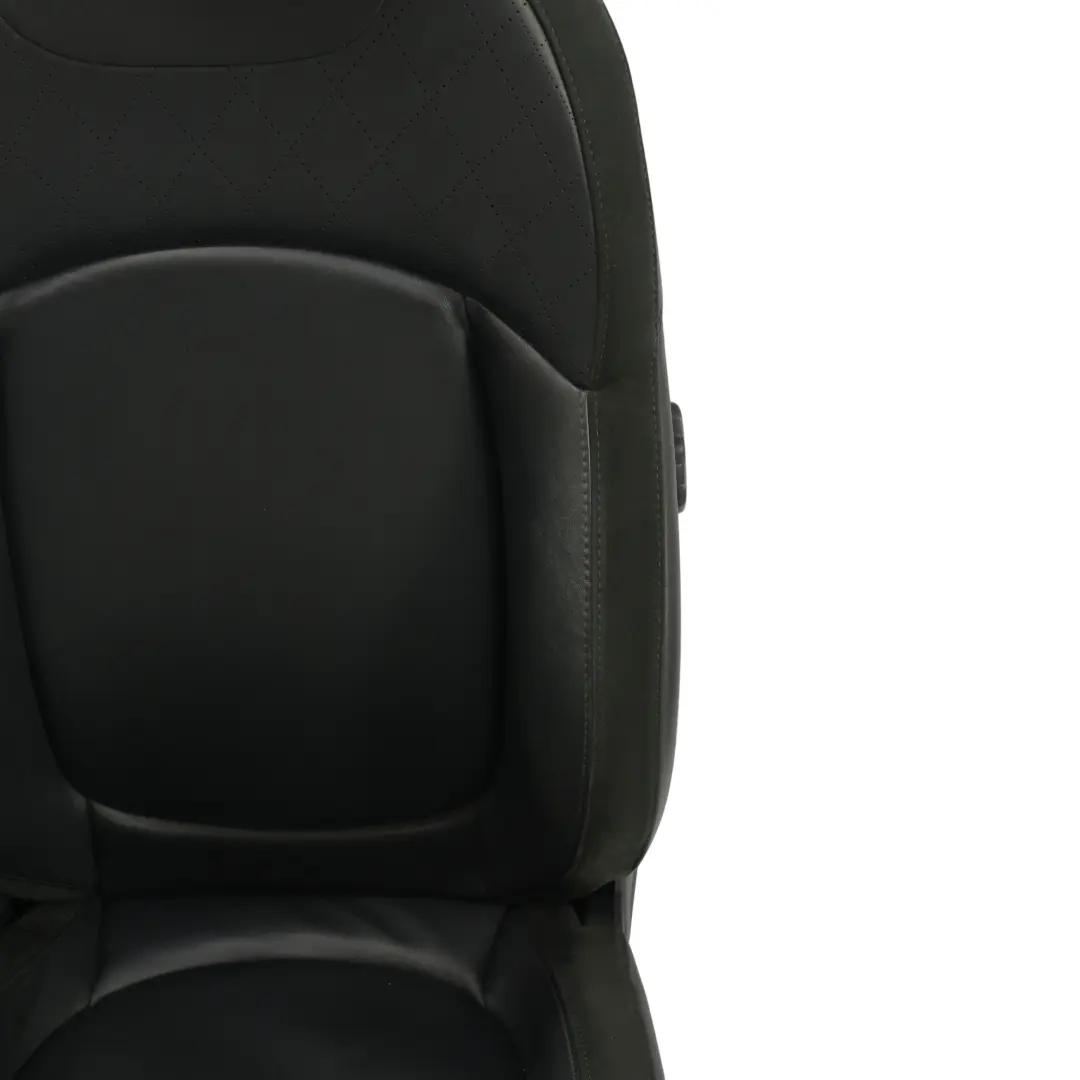Heated Sport Seats Leather Cross Punch Carbon Black Set Front Rear Seat to Mini F56 with Part number F56-SPORT-CARBONBLACK-LEATHER-SEATS Mini F56 Heated Sport Seats Leather Cross Punch Carbon Black Set Front Rear Seat - SKU F56-SPORT-CARBONBLACK-LEATHER-SEATS-1 - Part number F56-SPORT-CARBONBLACK-LEATHER-SEATS