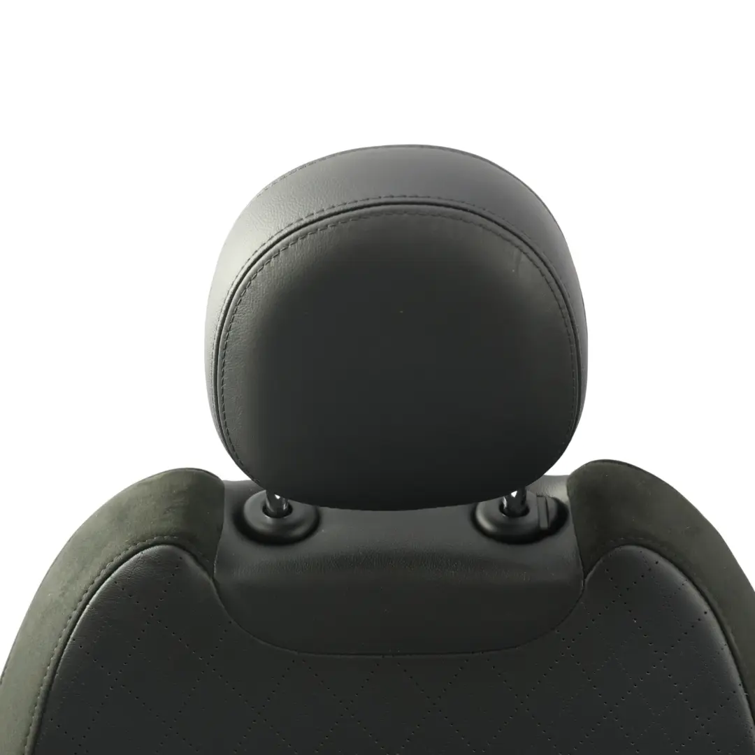 Mini F56 Heated Sport Seats Leather Cross Punch Carbon Black Set Front Rear Seat - SKU F56-SPORT-CARBONBLACK-LEATHER-SEATS-1 - Part number F56-SPORT-CARBONBLACK-LEATHER-SEATS
