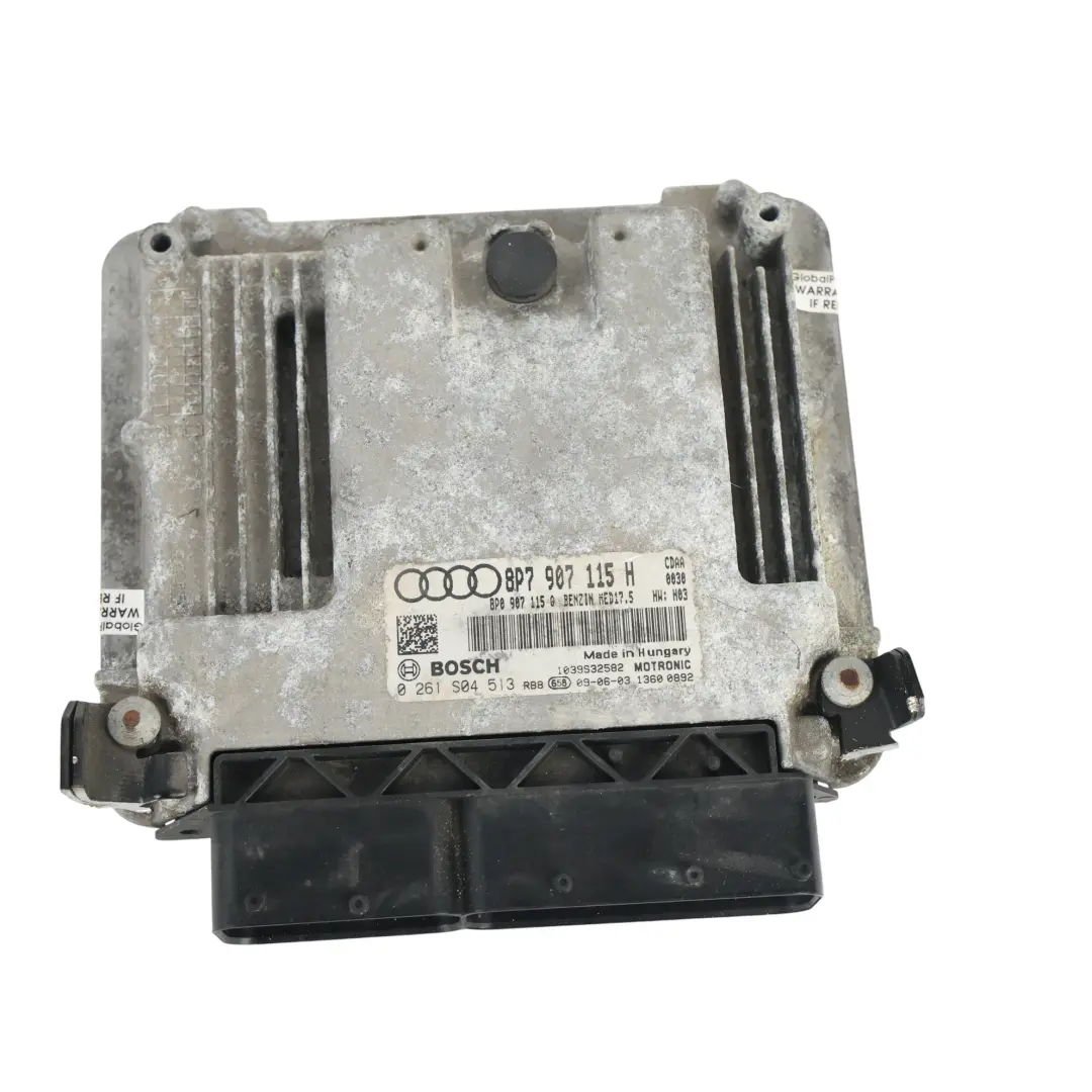 CDAA 160HP Módulo Motor ECU Kit Automático para Audi A3 8P 1.8 TFSI con número de pieza 8P7907115H Audi A3 8P 1.8 TFSI CDAA 160HP Módulo Motor ECU Kit Automático - SKU 8P7907115H - Número de pieza 8P7907115H