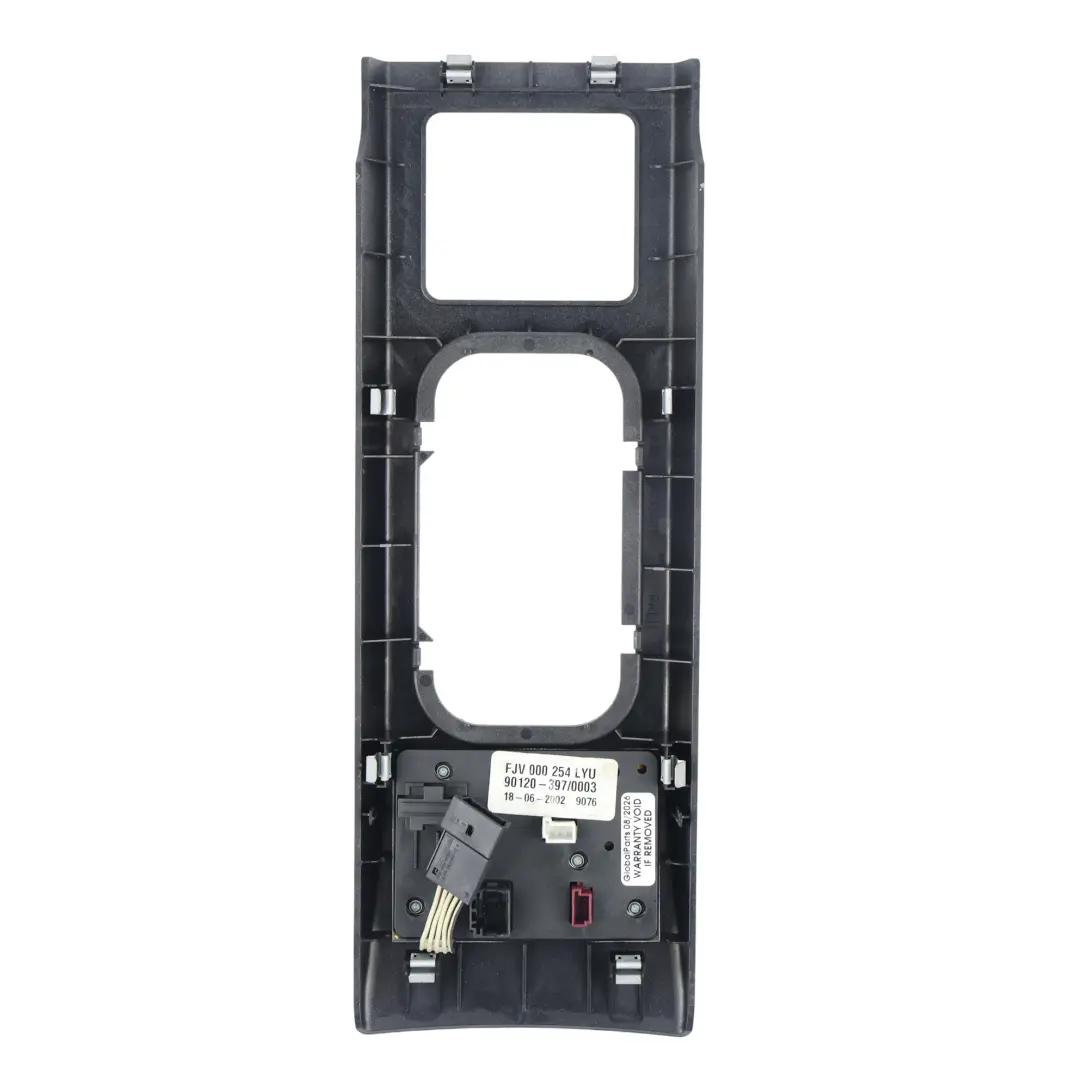 High Low Range Hill Descent Switch Panel to Range Rover L322 with Part number FJV000254LYU Range Rover L322 High Low Range Hill Descent Switch Panel - SKU FJV000254LYU-1 - Part number FJV000254LYU