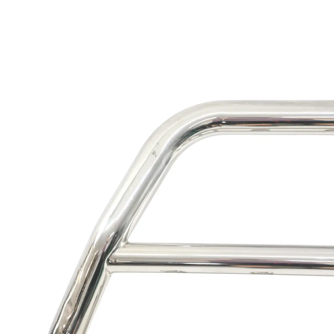 Front Bumper Bull Bar Nudge A-Bar Spoiler Chrome to Audi Q7 4L with Part number FRONT-PIPING Audi Q7 4L Front Bumper Bull Bar Nudge A-Bar Spoiler Chrome - SKU FRONT-PIPING - Part number FRONT-PIPING
