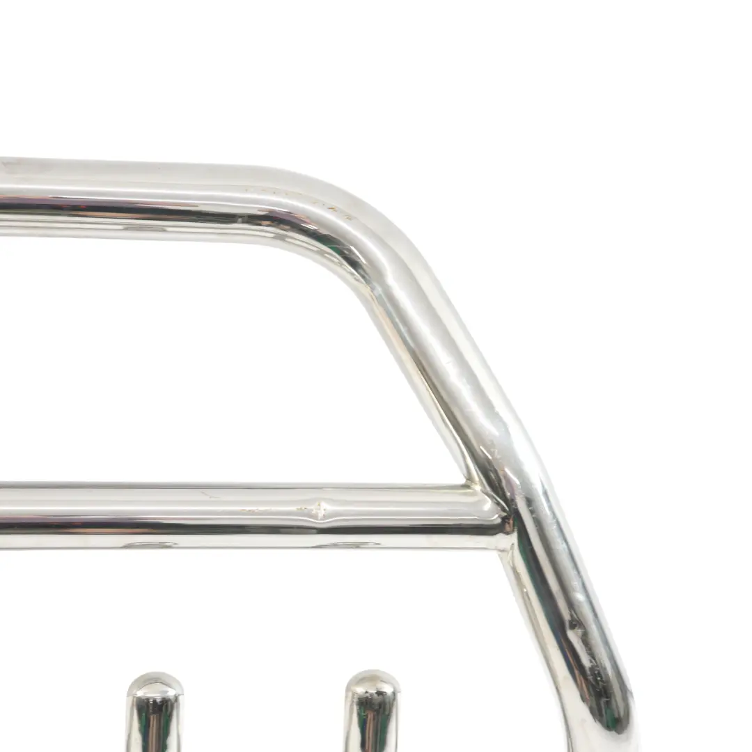 Front Bumper Bull Bar Nudge A-Bar Spoiler Chrome to Audi Q7 4L with Part number FRONT-PIPING Audi Q7 4L Front Bumper Bull Bar Nudge A-Bar Spoiler Chrome - SKU FRONT-PIPING - Part number FRONT-PIPING