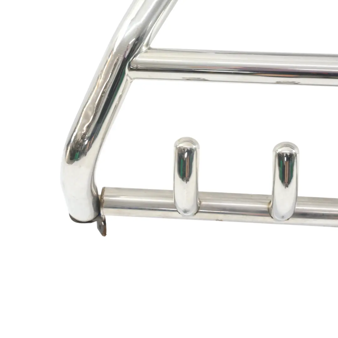 Audi Q7 4L Front Bumper Bull Bar Nudge A-Bar Spoiler Chrome - SKU FRONT-PIPING - Part number FRONT-PIPING