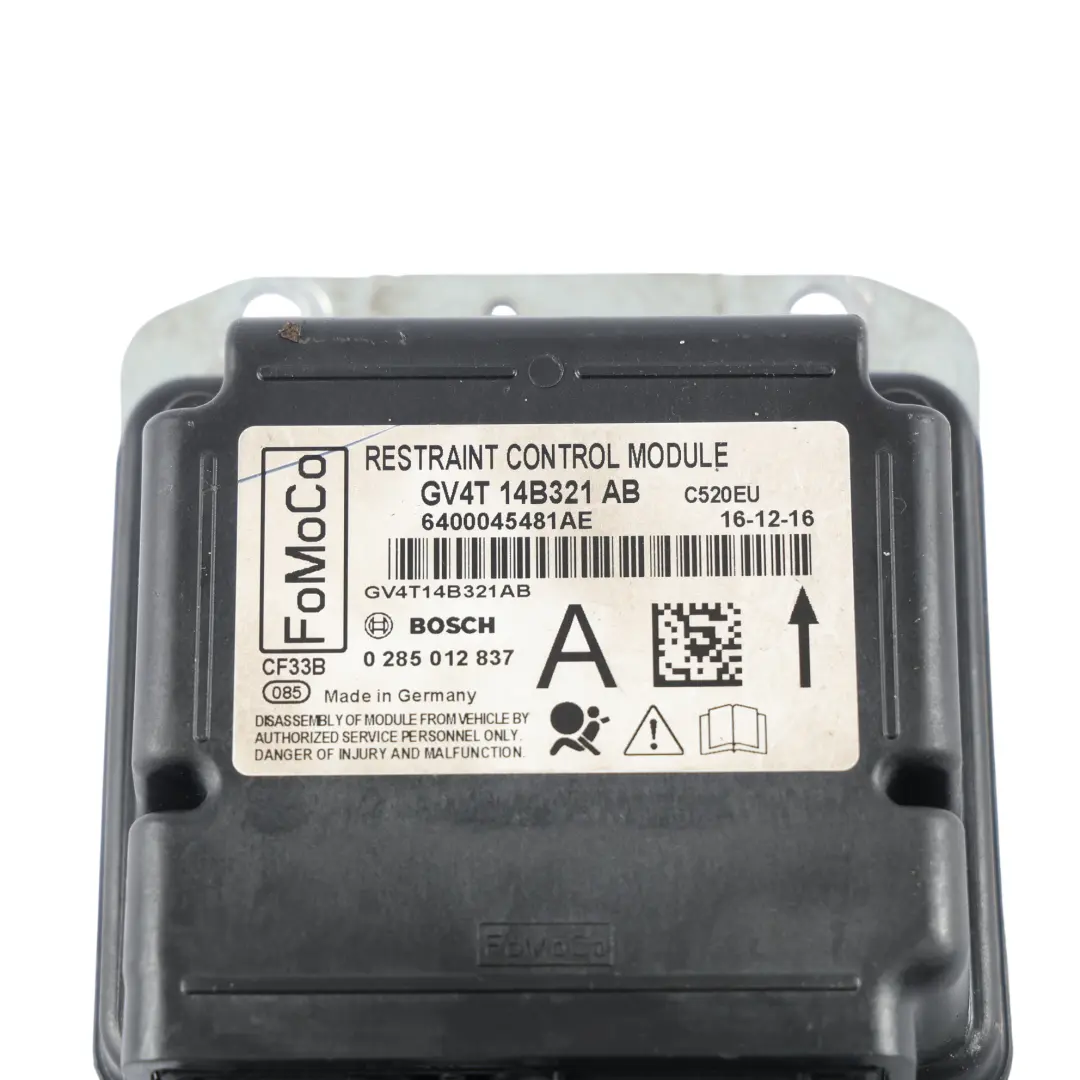 C520 Air Unit Rückhaltesystem Steuergerät ECU für Ford Kuga mit Teilenummer GV4T-14B321-AB Ford Kuga C520 Air Unit Rückhaltesystem Steuergerät ECU - SKU GV4T-14B321-AB - Teilenummer GV4T-14B321-AB