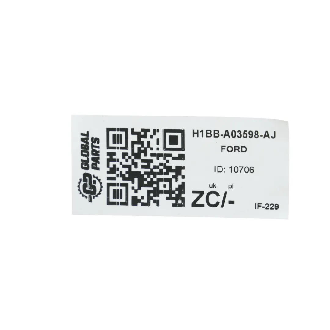 Ford Fiesta Mk8 Osłona Słupka Prawy Czarny - SKU H1BB-A03598-AJ - Numer Części H1BB-A03598-AJ