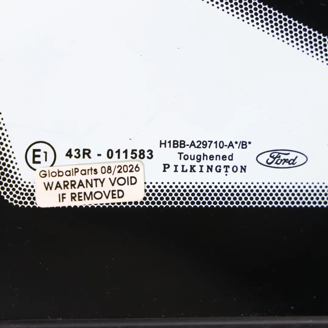 Ford Fiesta St MK8 Front Quarter Glass Right O/S 3DR 5DR - SKU H1BB-A29710-A - Part number H1BB-A29710-A