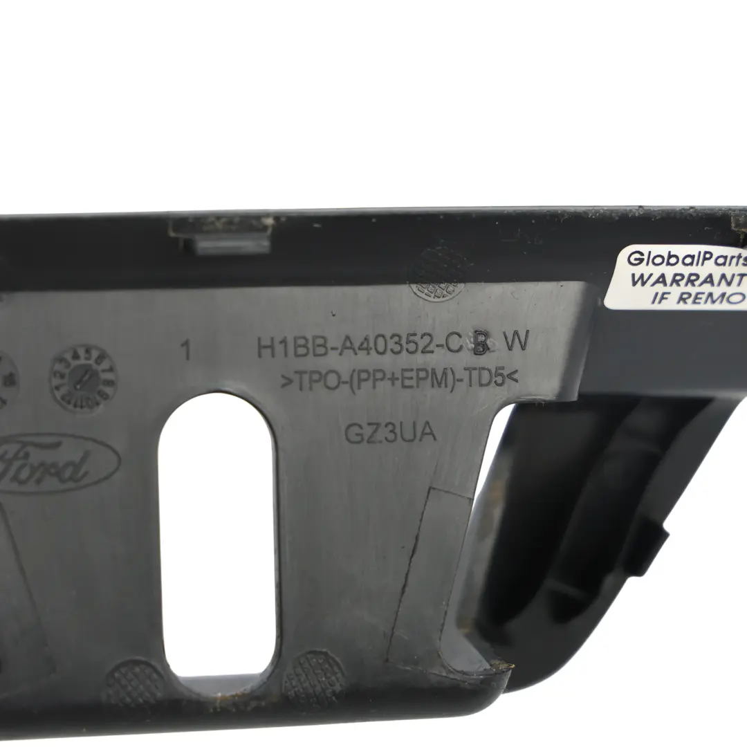 Mk8 Boot Trunk Lid Interior Lower Hook Trim Panel to Ford Fiesta with Part number H1BB-A40352-CBW Ford Fiesta Mk8 Boot Trunk Lid Interior Lower Hook Trim Panel - SKU H1BB-A40352-CBW - Part number H1BB-A40352-CBW