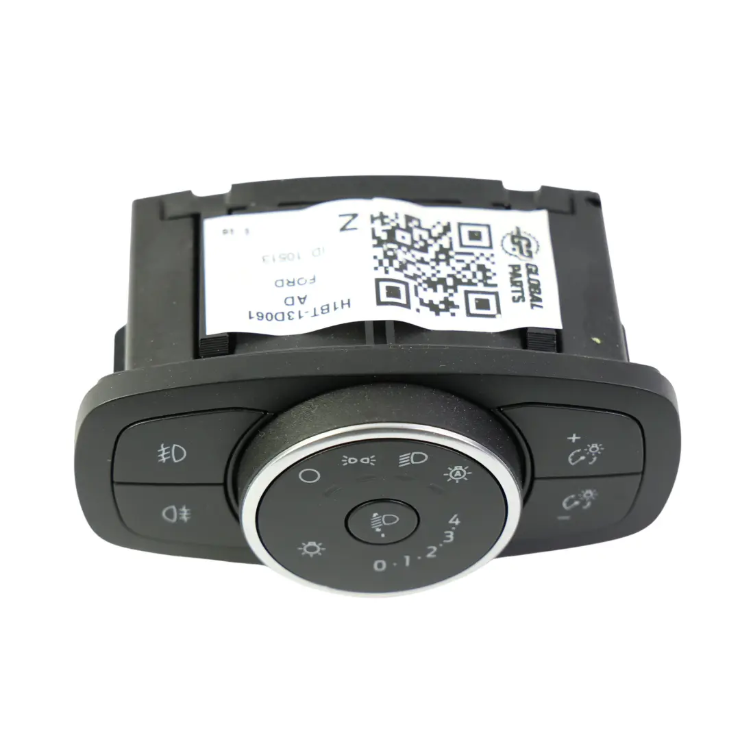Ford Fiesta Mk8 Headlight Fog Lamp Multi Switch Button Panel H1BT-13D061-AE - SKU H1BT-13D061-AD - Part number H1BT-13D061-AD