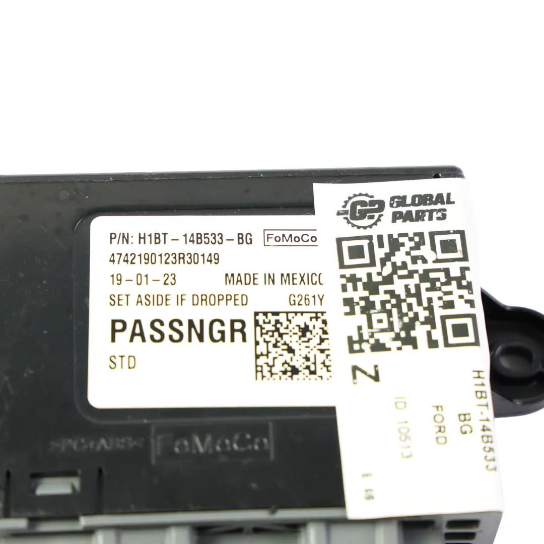 Ford Fiesta Mk8 Door Control Module Unit ECU Front Passenger Side - SKU H1BT-14B533-BG - Part number H1BT-14B533