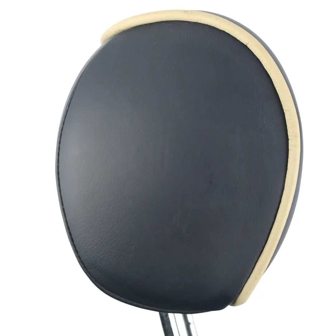Land Rover Range Rover L322 Front Rear Seat Headrest Leather Navy Parchment - SKU HAH000130JMN - Part number HAH000130JMN