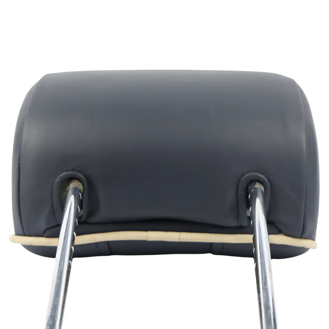 Front Rear Seat Headrest Leather Navy Parchment to Land Rover Range Rover L322 with Part number HAH000130JMN Land Rover Range Rover L322 Front Rear Seat Headrest Leather Navy Parchment - SKU HAH000130JMN - Part number HAH000130JMN