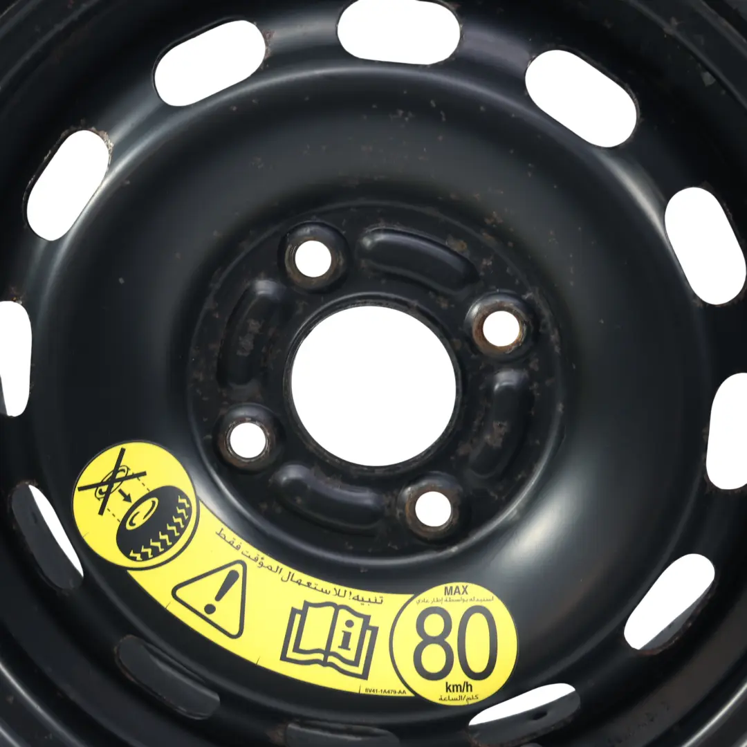 Spare Wheel Steel 14" 5,5J ET:37 Tyre 175/65 Hankook to Ford Fiesta Mk7 with Part number HD2406108V21 Ford Fiesta Mk7 Spare Wheel Steel 14" 5,5J ET:37 Tyre 175/65 Hankook - SKU HD2406108V21 - Part number HD2406108V21