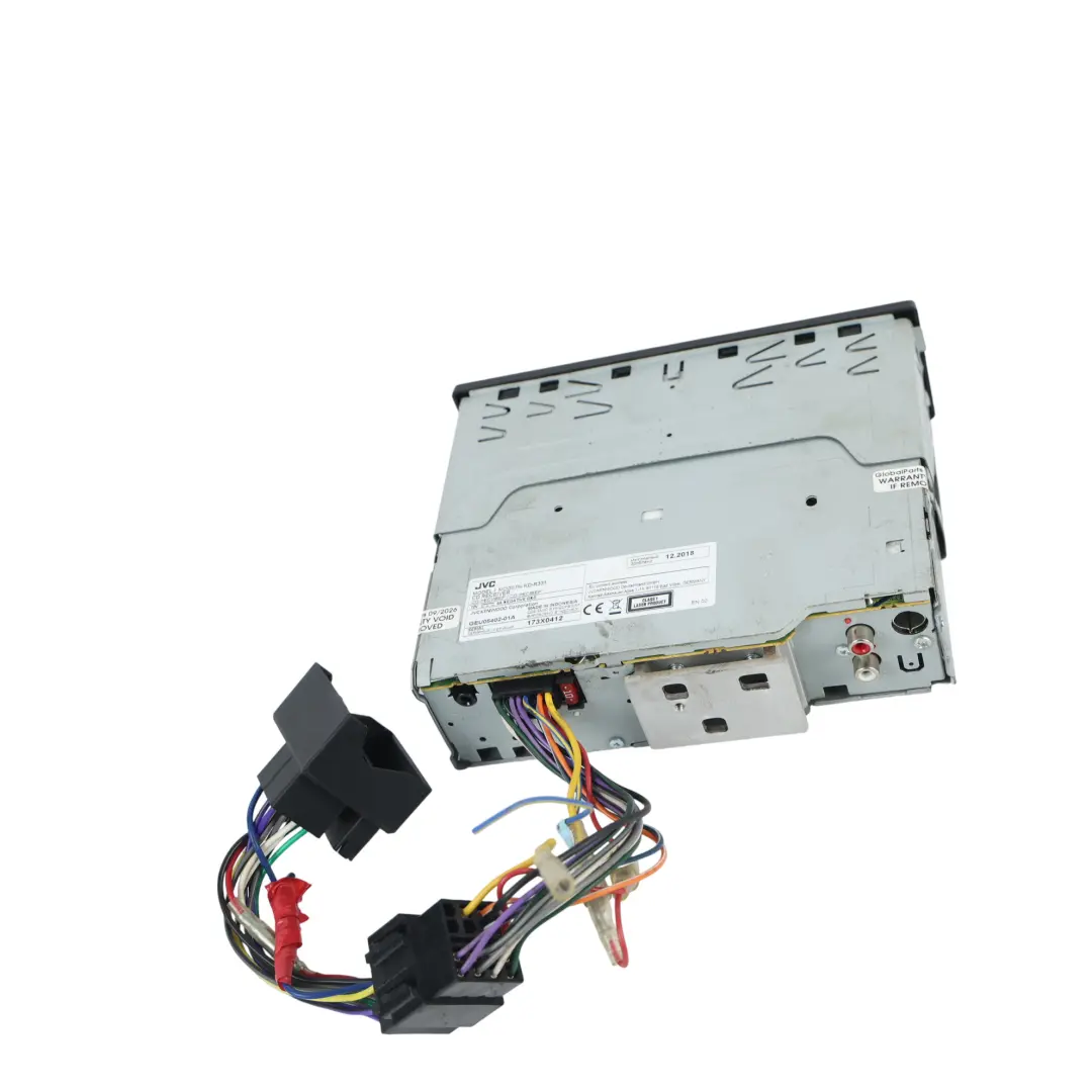  JVC Car Radio Stereo CD MP3 AUX Bluetooth Audio Player Head Unit - SKU KD-R331-1 - Part number KD-R331