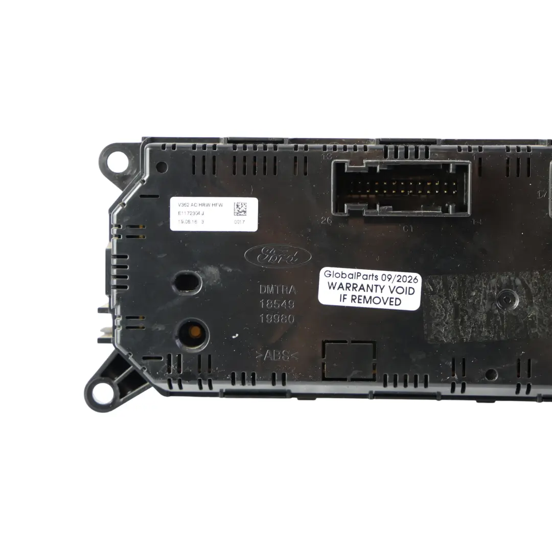 Ford Transit Custom Panel Sterowania Klimatyzacją - SKU KK2T-18549-KA - Numer Części KK2T-18549-KA