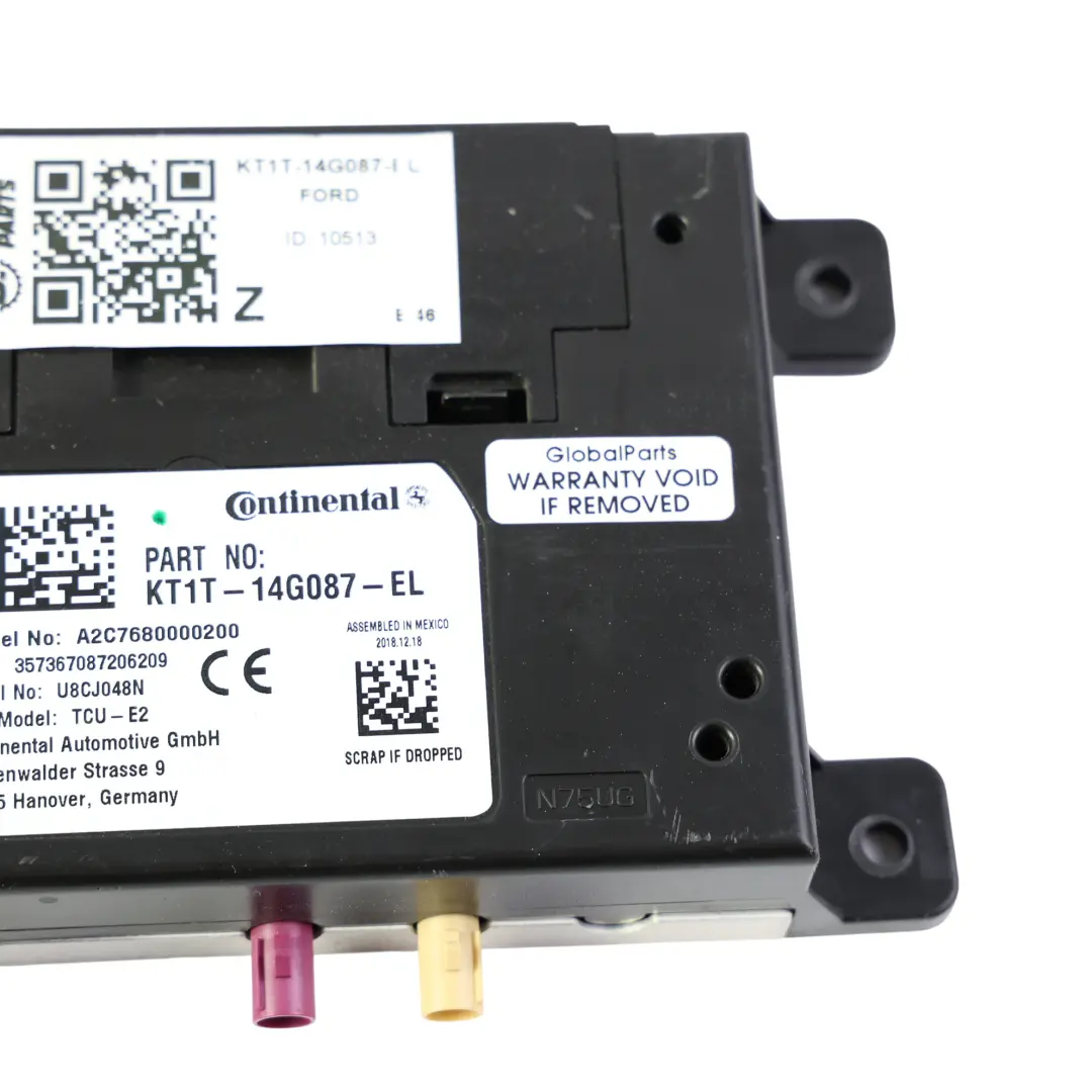 Mk8 Moduł Sterownik Bluetooth 1.0 EcoBoost do Ford Fiesta o numerze KT1T-14G087-EL Ford Fiesta Mk8 Moduł Sterownik Bluetooth 1.0 EcoBoost - SKU KT1T-14G087-EL - Numer Części KT1T-14G087-EL