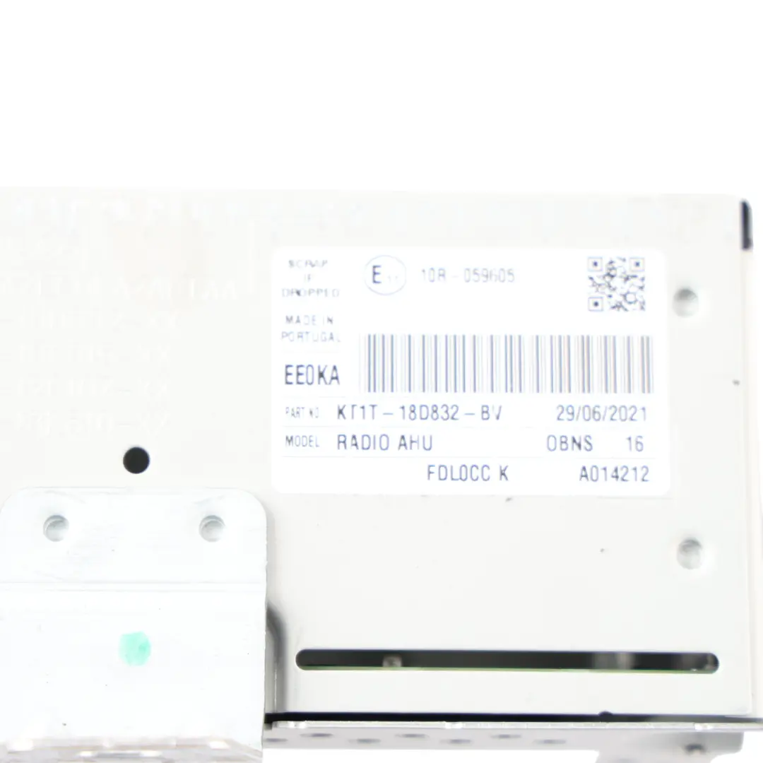 Mk2 Radio Stereo Head Unit Sat Nav to Ford Transit Connect with Part number KT1T-18D832-BV Ford Transit Connect Mk2 Radio Stereo Head Unit Sat Nav - SKU KT1T-18D832-BV - Part number KT1T-18D832-BV