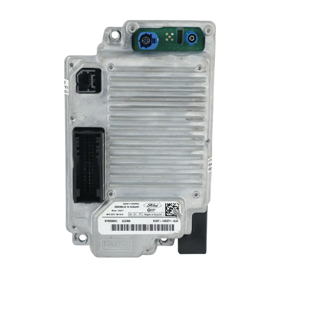Ford Fiesta St-3 Mk8 Navigation DAB ECU Control Module Unit - SKU KU5T-14G371-GJA - Part number KU5T-14G371-GJA