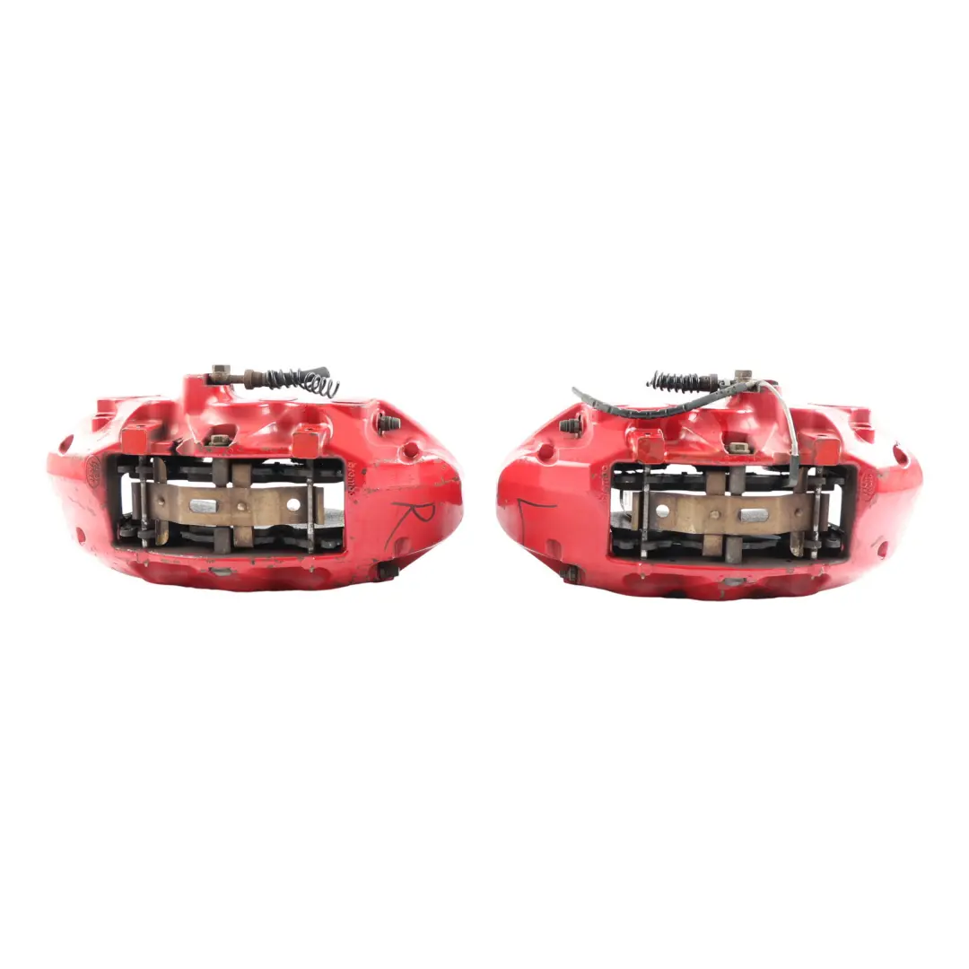 Range Rover Sport L320 Front Brembo Brake Caliper Set Left Right N/O/S Red - SKU L320-FRONT-BREMBO - Part number L320-FRONT-BREMBO