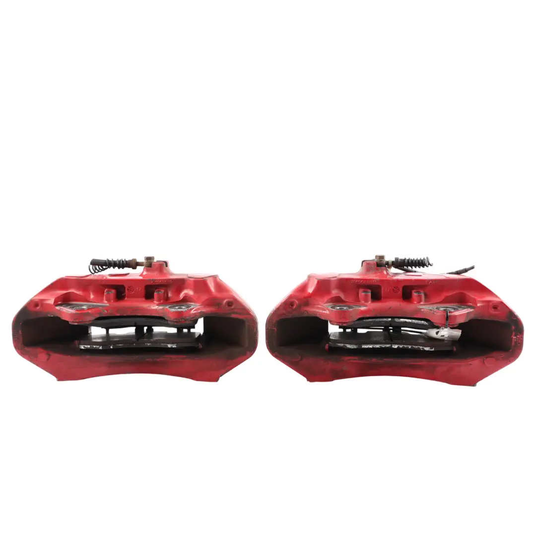 Range Rover Sport L320 Front Brembo Brake Caliper Set Left Right N/O/S Red - SKU L320-FRONT-BREMBO - Part number L320-FRONT-BREMBO