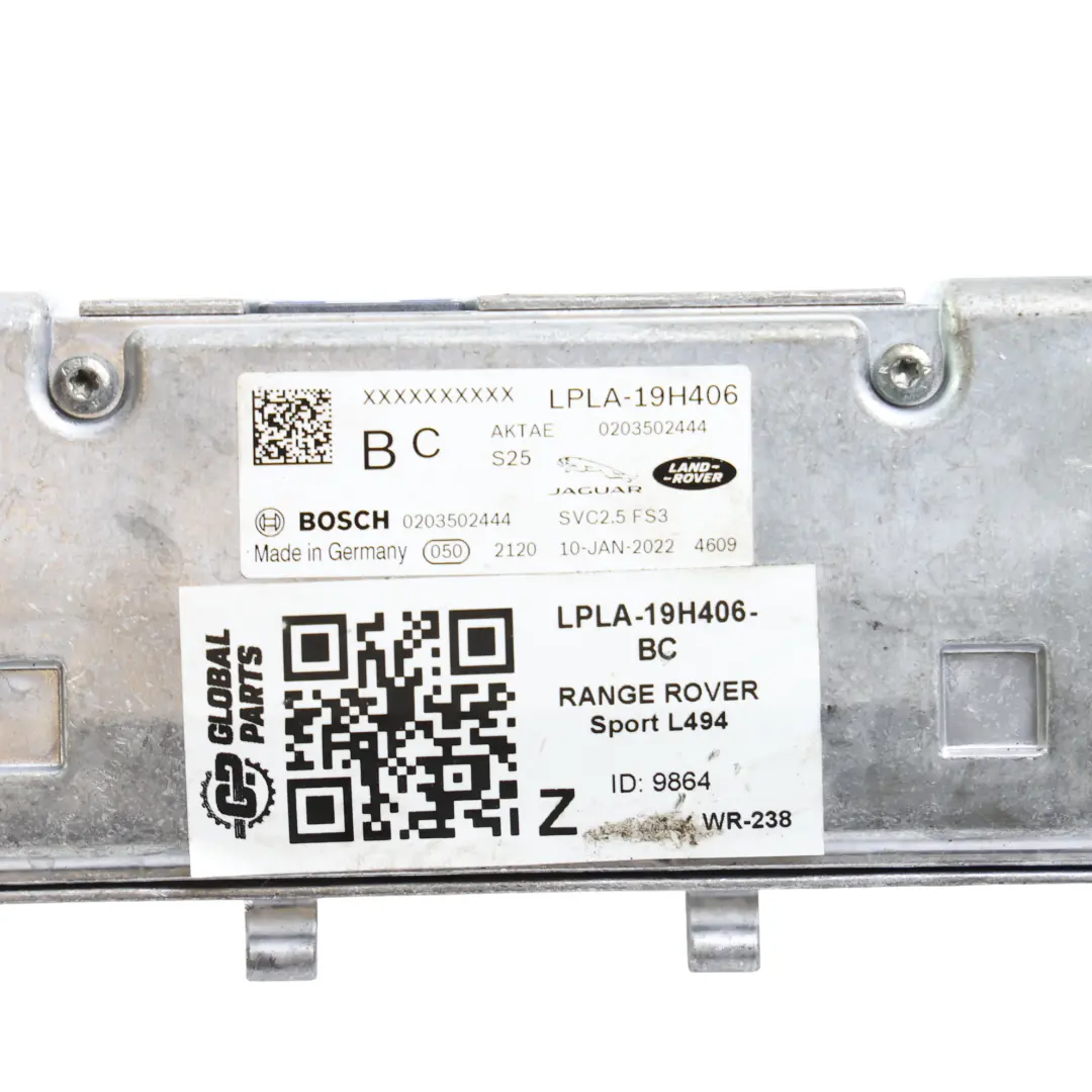 Unidad Control Cámara Carril Delantero para Range Rover Sport L494 con número de pieza LPLA-19H406-BC Range Rover Sport L494 Unidad Control Cámara Carril Delantero - SKU LPLA-19H406-BC - Número de pieza LPLA-19H406-BC