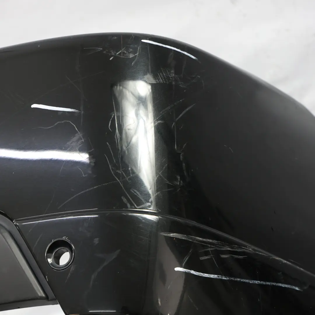 Bumper Trim Panel Covering Santorini Black - 820 to Range Rover Sport L320 Rear with Part number LR015113 Range Rover Sport L320 Rear Bumper Trim Panel Covering Santorini Black - 820 - SKU LR015113-SAB - Part number LR015113