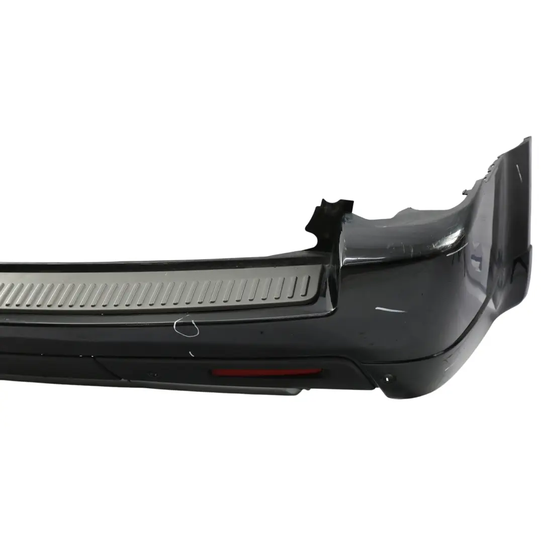 Bumper Trim Panel Covering Santorini Black - 820 to Range Rover Sport L320 Rear with Part number LR015113 Range Rover Sport L320 Rear Bumper Trim Panel Covering Santorini Black - 820 - SKU LR015113-SAB - Part number LR015113