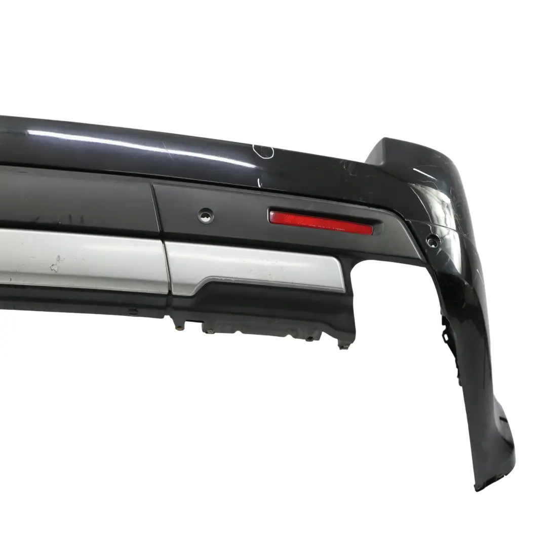 Bumper Trim Panel Covering Santorini Black - 820 to Range Rover Sport L320 Rear with Part number LR015113 Range Rover Sport L320 Rear Bumper Trim Panel Covering Santorini Black - 820 - SKU LR015113-SAB - Part number LR015113