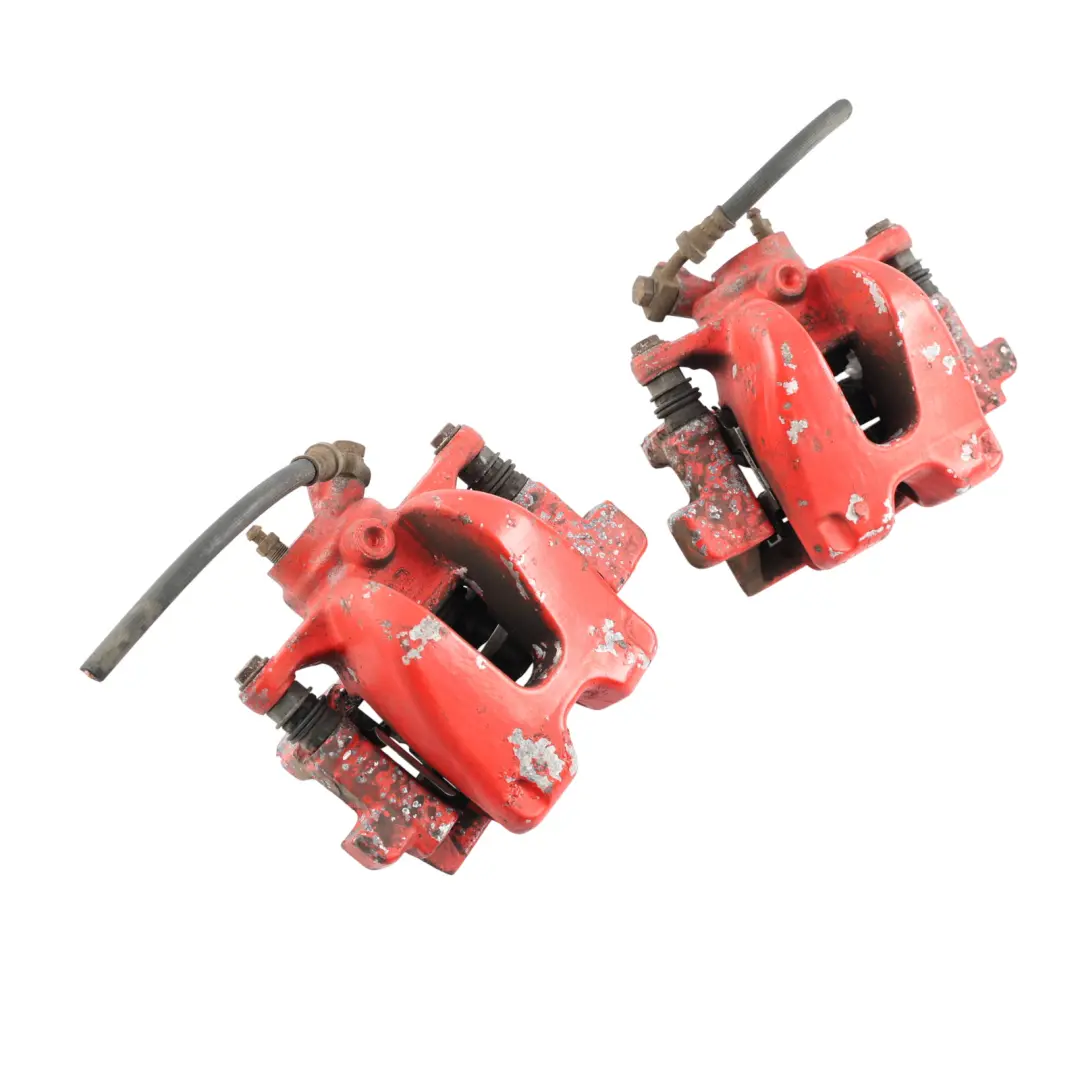 Brake Caliper Housing Set Rear Left Right N/O/S Red to Range Rover Sport L320 with Part number LR015586 Range Rover Sport L320 Brake Caliper Housing Set Rear Left Right N/O/S Red - SKU LR015586-1 - Part number LR015586