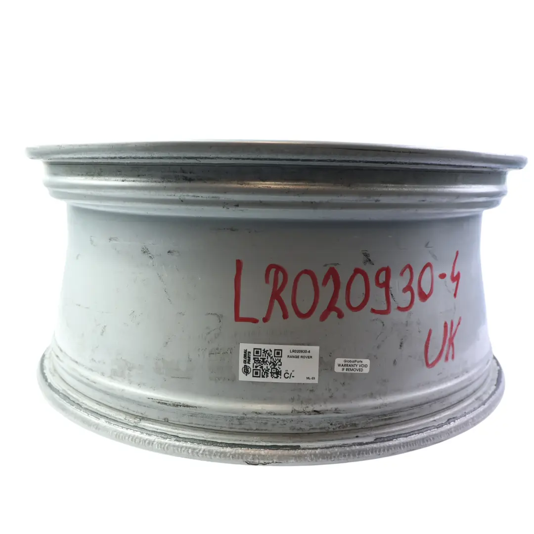 Range Rover L322 Silver Wheel Alloy Rim 20" 8.5J ET:58 BH4M-1007-BA - SKU LR020930-4 - Part number LR020930