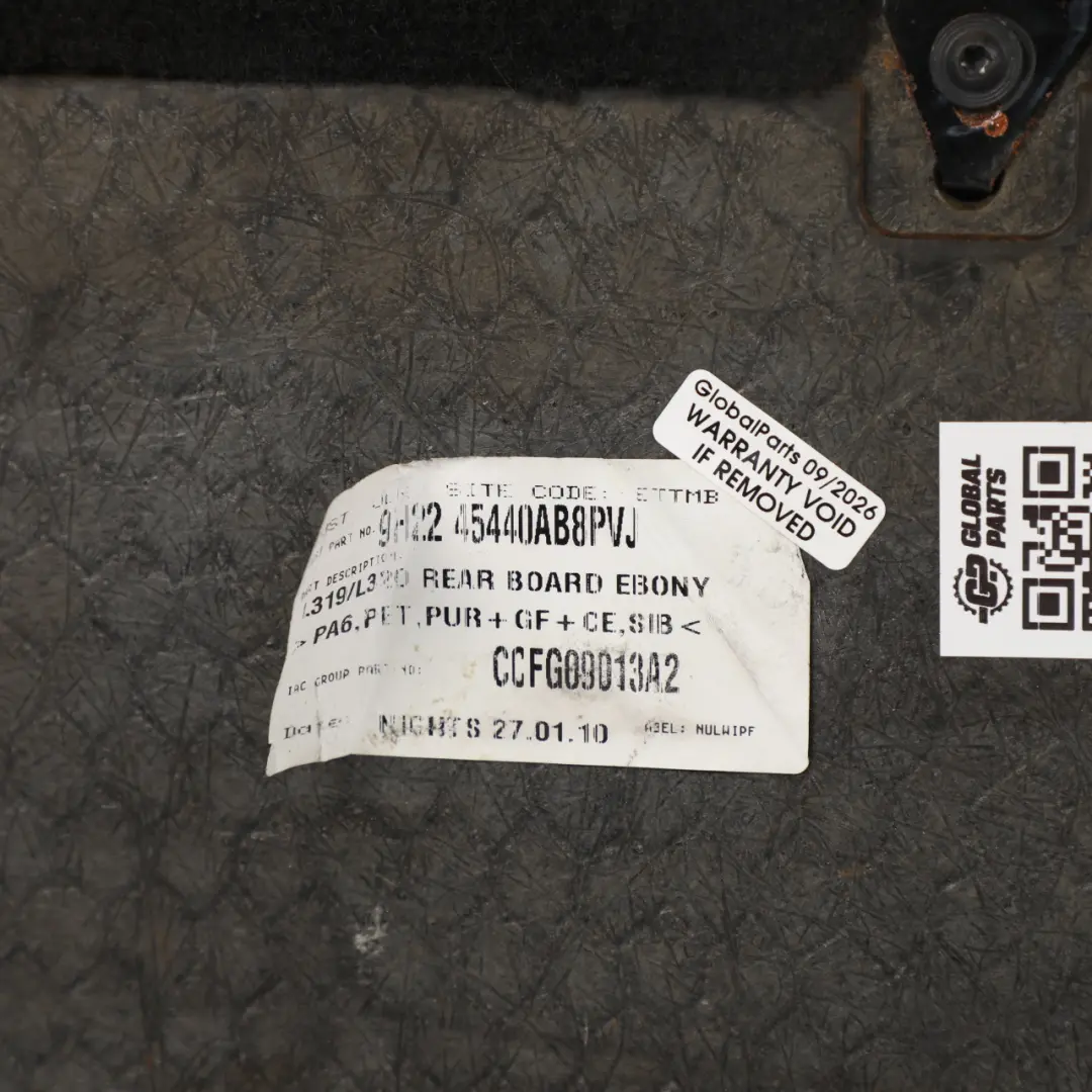 Boot Trunk Floor Carpet Liner Black 9H2245440AB8PVJ to Range Rover Sport L320 with Part number LR021442 Range Rover Sport L320 Boot Trunk Floor Carpet Liner Black 9H2245440AB8PVJ - SKU LR021442 - Part number LR021442