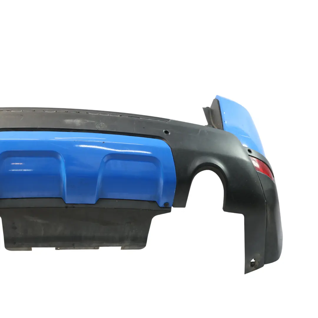 Bumper Cover Blue Painted to Range Rover Sport L494 Rear with Part number LR045257 Range Rover Sport L494 Rear Bumper Cover Blue Painted - SKU LR045257-BLUE - Part number LR045257