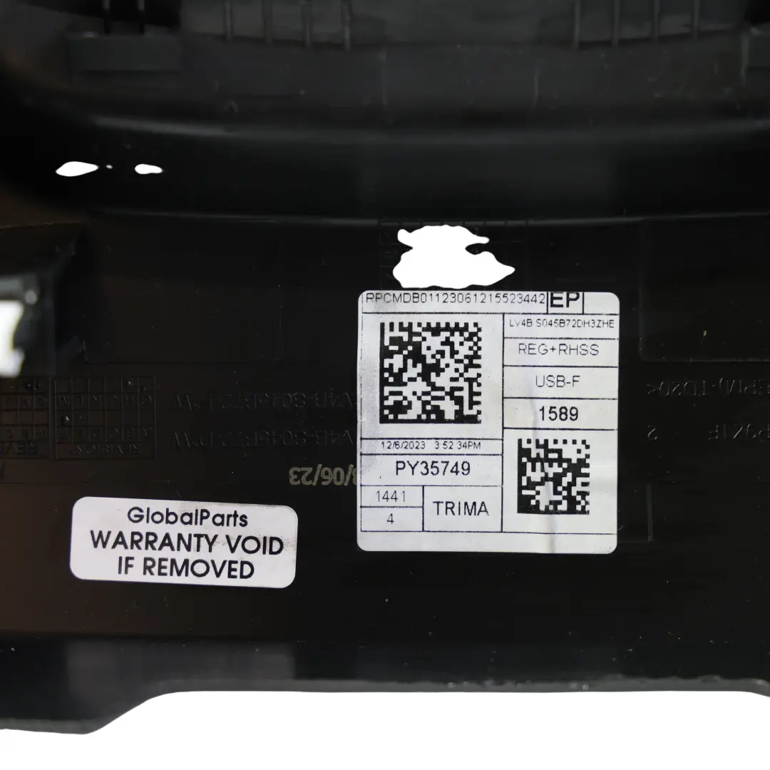 Ford Kuga C482 Centre Console Rear Trim Cover Surround Panel - SKU LV4B-S045B72-DW - Part number LV4B-S045B72-DW