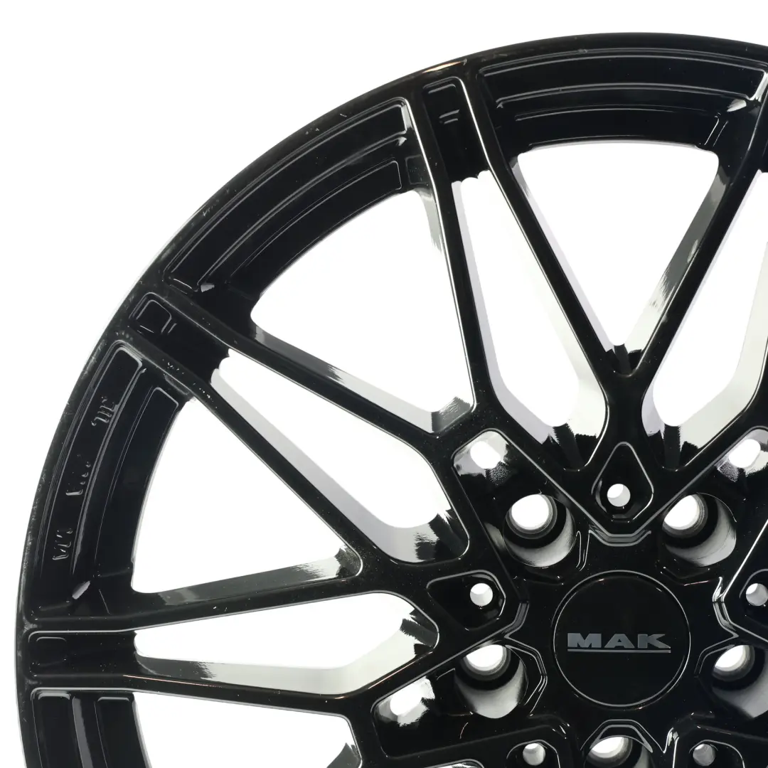 MAK König Wheel Rim Alloy Gloss Black 18" 7,5J ET:22 to with Part number MAK-VIA-18 MAK König Wheel Rim Alloy Gloss Black 18" 7,5J ET:22 - SKU MAK-VIA-18-1 - Part number MAK-VIA-18