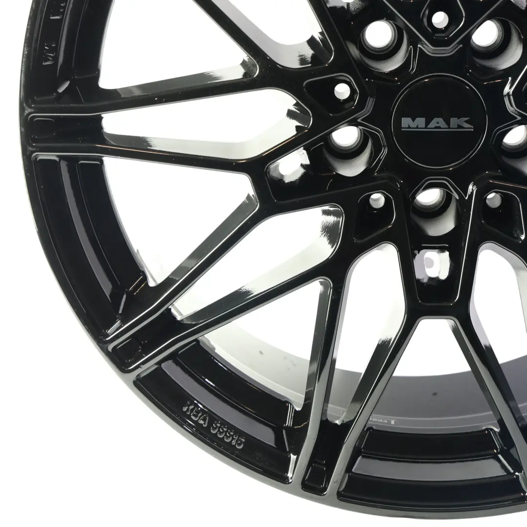  MAK König Wheel Rim Alloy Gloss Black 18" 7,5J ET:22 - SKU MAK-VIA-18-1 - Part number MAK-VIA-18