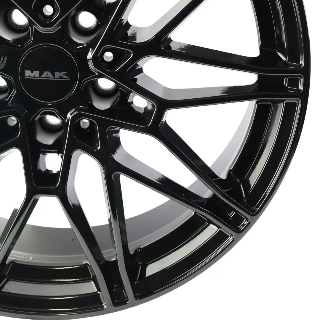  Inny MAK König Cerchio in Lega Ruota Nero Lucido 18" 7,5J ET:22 - SKU MAK-VIA-18-1 - Numero di parte MAK-VIA-18