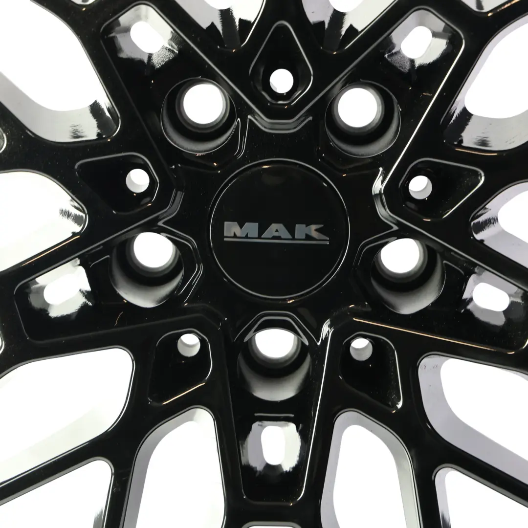 MAK König Wheel Rim Alloy Gloss Black 18" 7,5J ET:22 to with Part number MAK-VIA-18 MAK König Wheel Rim Alloy Gloss Black 18" 7,5J ET:22 - SKU MAK-VIA-18-1 - Part number MAK-VIA-18