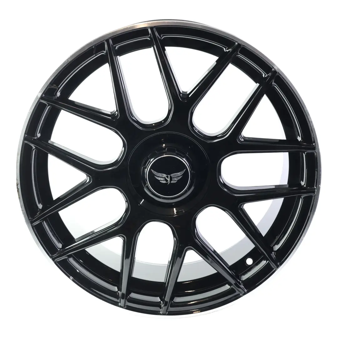Mercedes AMG Alloy Wheel Rim Black 19" 8.5J ET:45 5x112 VIA - SKU MERCEDES-VIA-19-4 - Part number MERCEDES-VIA-19