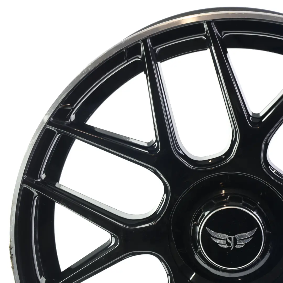 Mercedes AMG Alloy Wheel Rim Black 19" 8.5J ET:45 5x112 VIA - SKU MERCEDES-VIA-19-4 - Part number MERCEDES-VIA-19