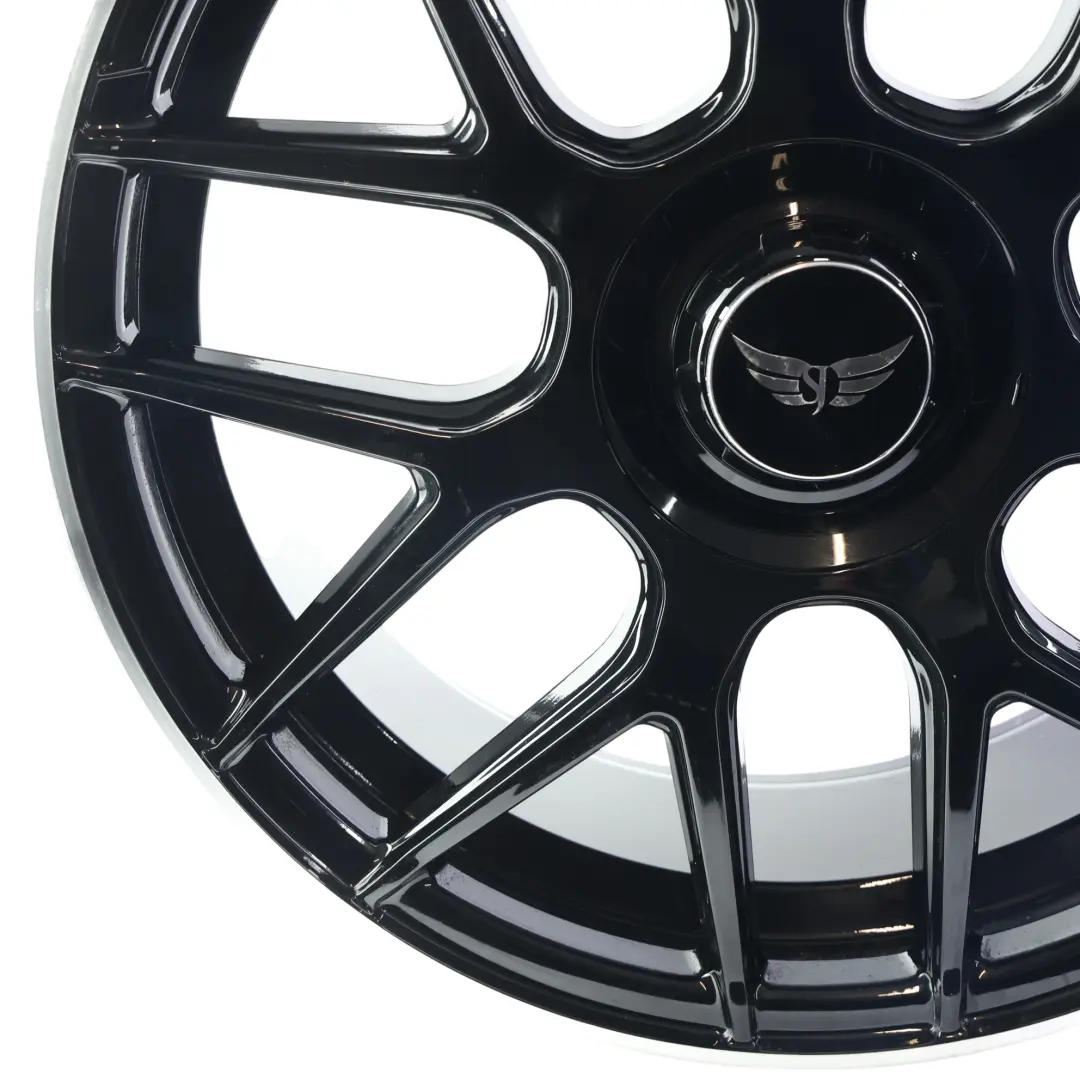 Mercedes AMG Alloy Wheel Rim Black 19" 8.5J ET:45 5x112 VIA - SKU MERCEDES-VIA-19-6 - Part number MERCEDES-VIA-19