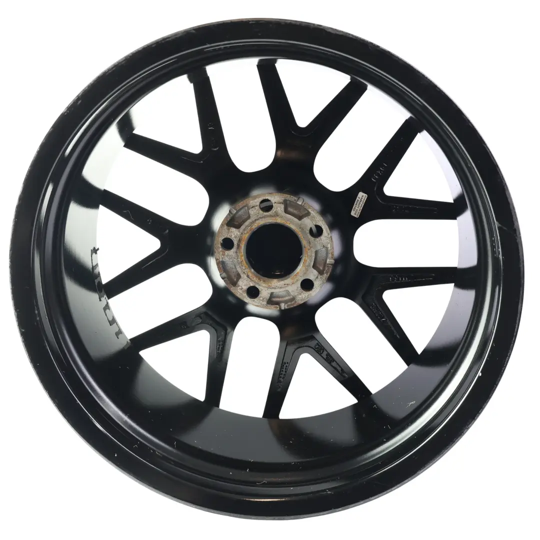 Mercedes AMG Alloy Wheel Rim Black 19" 8.5J ET:45 5x112 VIA - SKU MERCEDES-VIA-19-6 - Part number MERCEDES-VIA-19