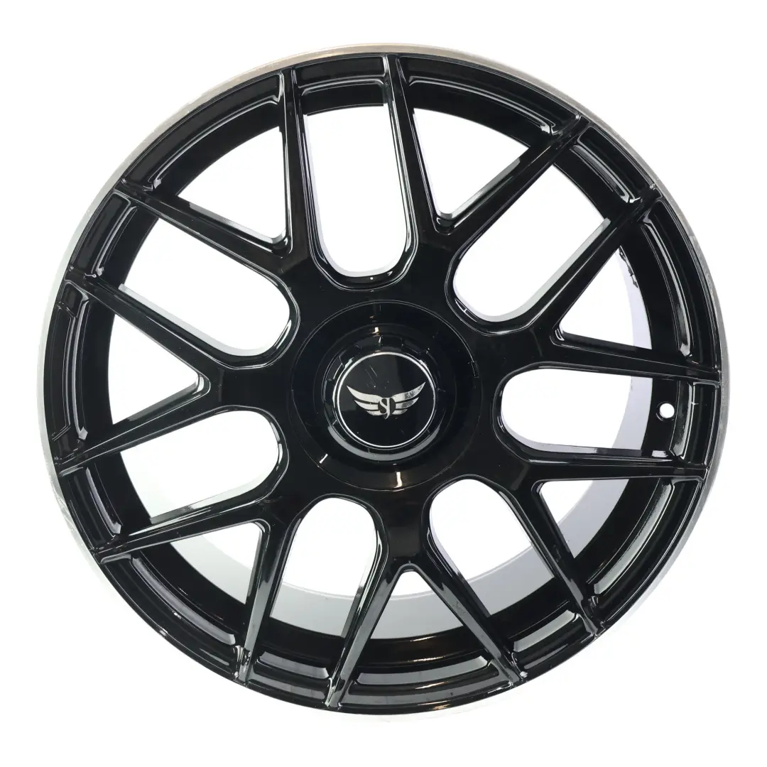 Mercedes AMG Alloy Wheel Rim Black 19" 8.5J ET:45 5x112 VIA - SKU MERCEDES-VIA-19-7 - Part number MERCEDES-VIA-19